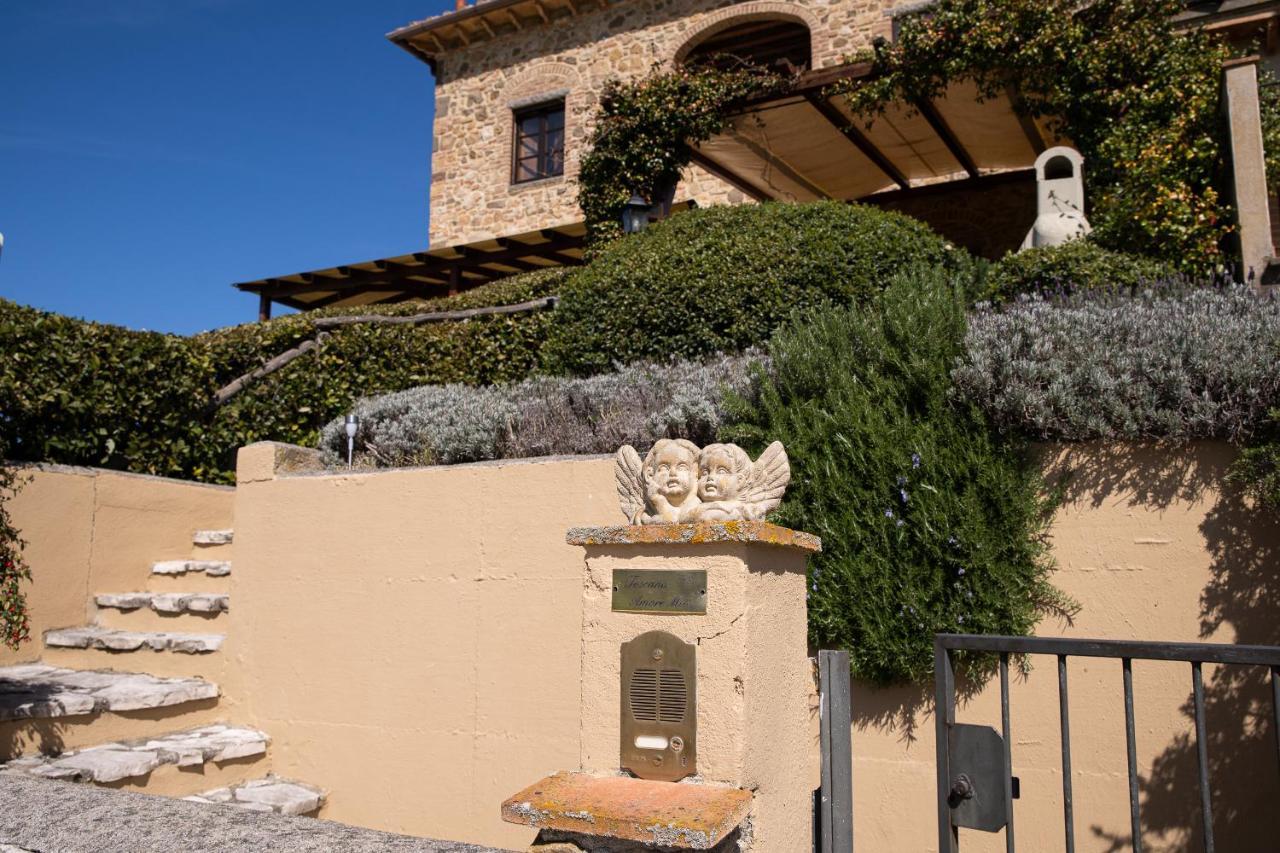 Toscana Amore Mio, Stunning View & 14Min Volterra Montecatini Val di Cecina Exteriör bild